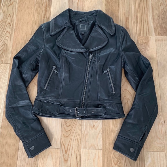 Express Jackets & Blazers - Express Genuine Leather Motorcycle Jacket